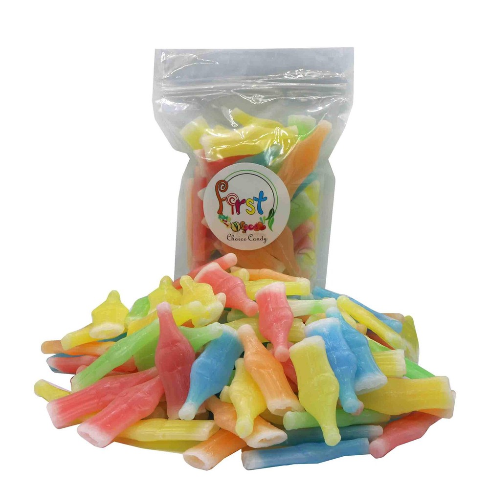 Firstchoicecandy Wax Bottles Nostalgic Fun Candy Drink (1 Pound (Pack