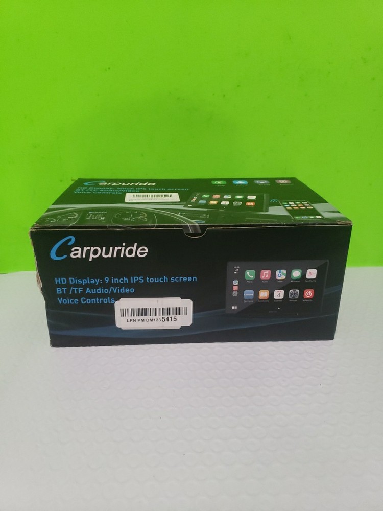 CARPURIDE C98 Wireless 9’’ Apple Carplay Android Auto GPS Navigation C Open Box