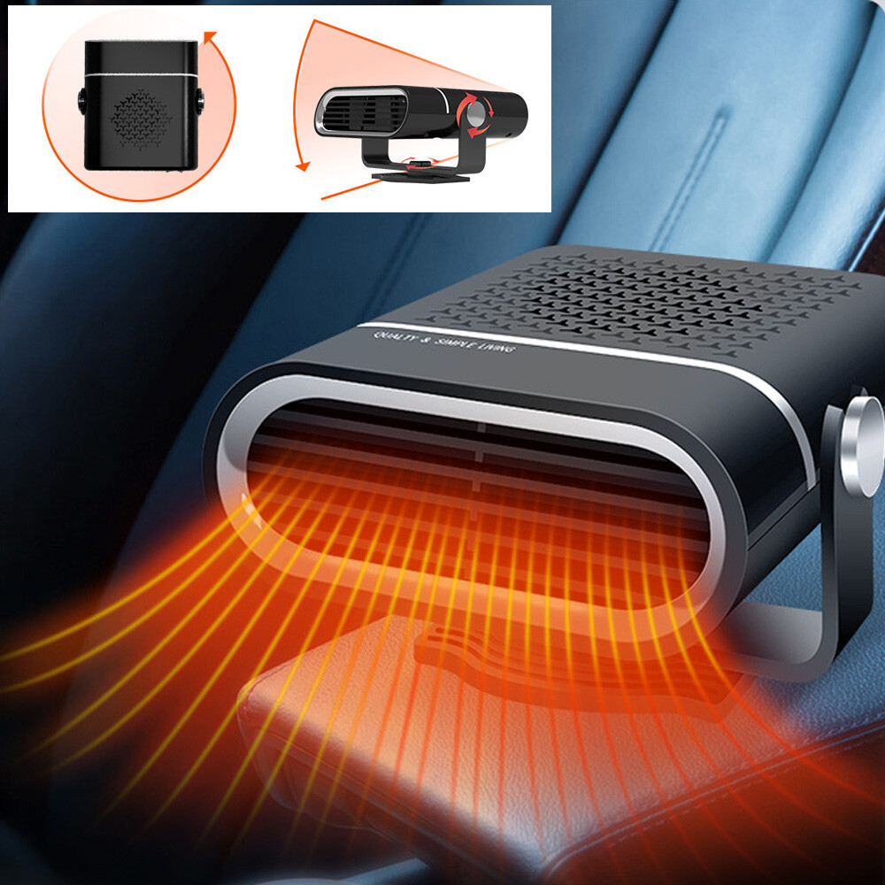 12V 150W Portable Electric Car Heater Heating Fan Defogger Defroster Demister