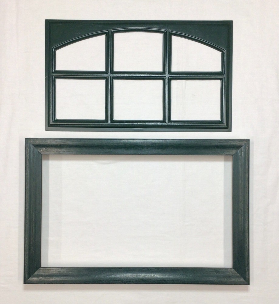 Hunter Green Amarr Garage Door Window Kit Short Panel Frame Insert Glass Options