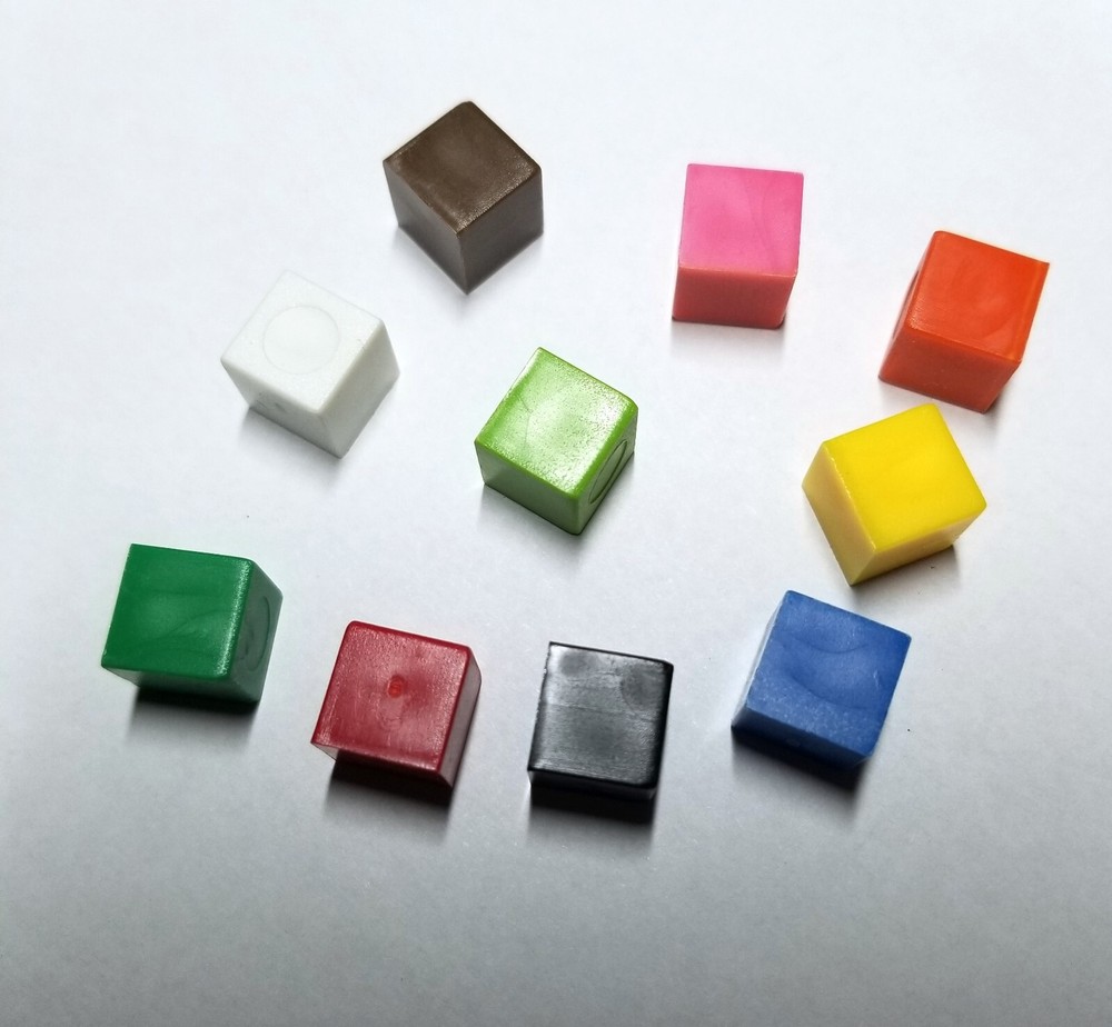 Math Centimeter Cubes 1000pc Learning Manipulatives Homeschool STEM Colors Count