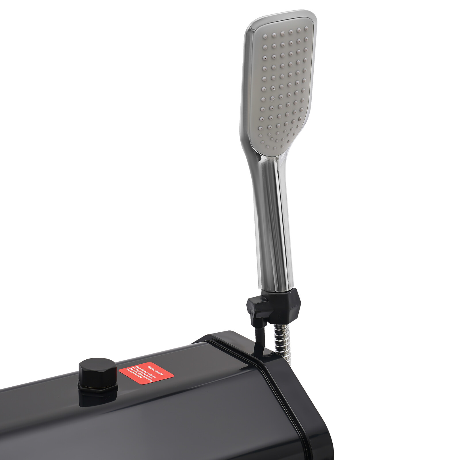 Black Pressurized 8Gallon Camping Shower Water Tank Storage For Off-Road Pick-up