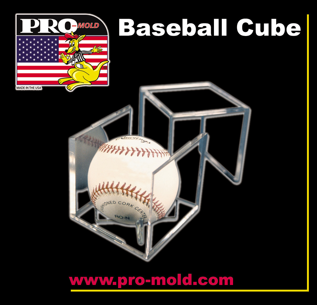36x Pro-Mold Baseball Cube IV Square Holder UV Protected Ball Display Full Case