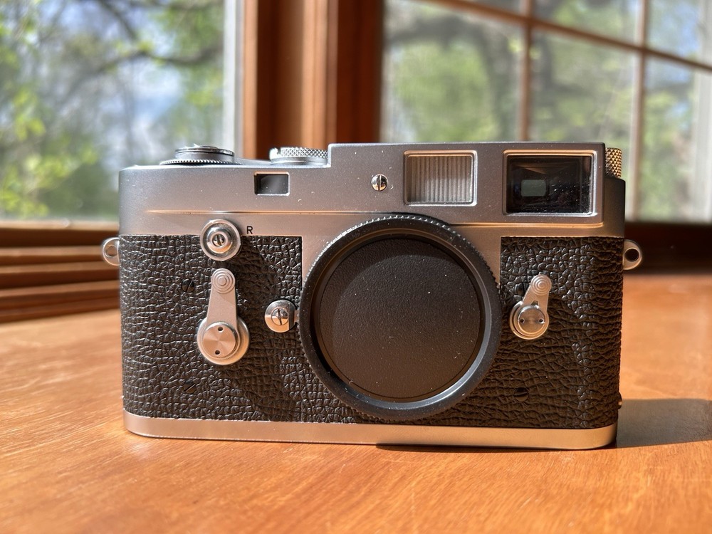 Leica M2 1958 Rangefinder Camera Body Silver Button Rewind with Self Timer
