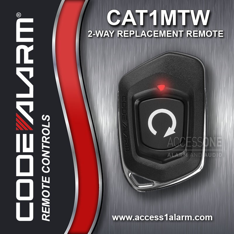 NEW Code Alarm CAT1MTW 2-Way 1-Button LED Remote Control H50TR71