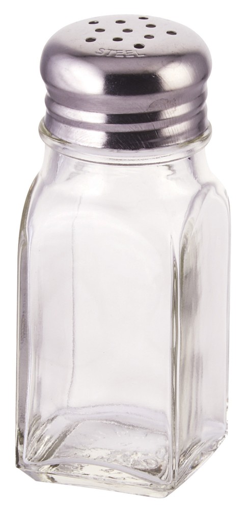 Square Shaker, 2oz, Mushroom Top (12 Dozen)
