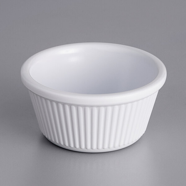 Acopa Fluted Melamine Ramekin - 12/Case (select size/color below)
