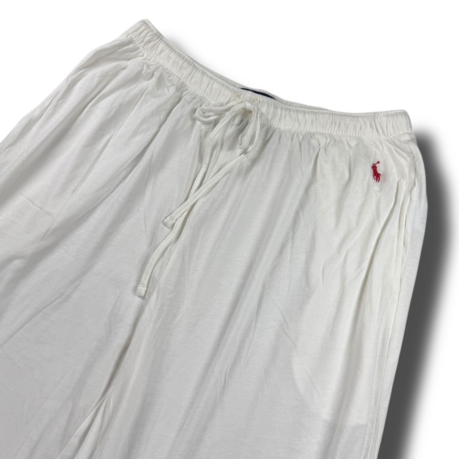 Polo Ralph Lauren Mens White Cotton Pajama Lounge Pants Size Medium M