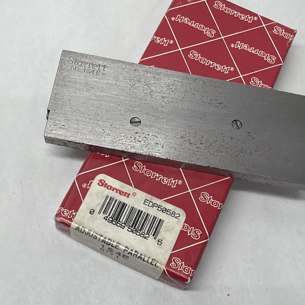 Starrett 154E Adjustable Parallel EDP # 50582 260126 LS Starrett Parallel