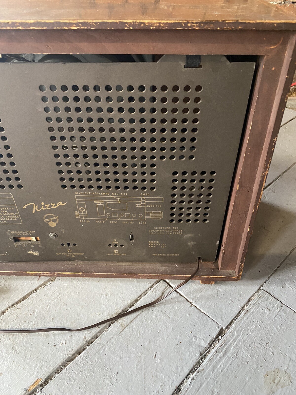 Nizza 3D H1054 3 Lautsprecher Radio Works!! 1954-55