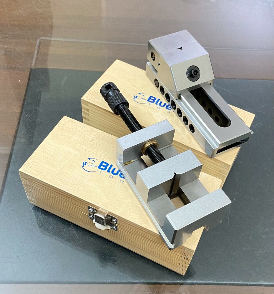 2" SCREWLESS (PIN TYPE) AND 2-3/8"TOOLMAKER PRECISION GRINDING MACHINE VICE VISE