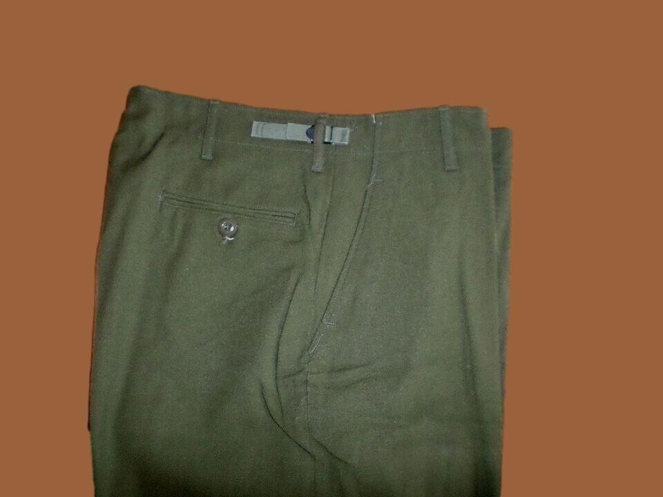 GENUINE U.S MILITARY M-51 MODEL 51 WOOL FIELD PANTS OD GREEN SMALL REGULAR 1951