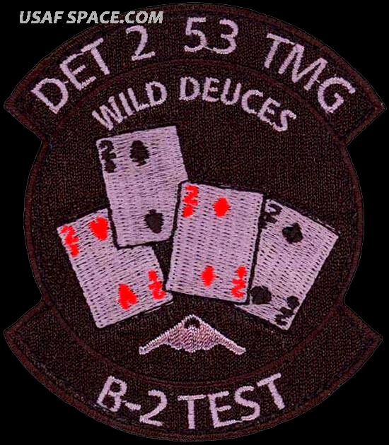 USAF 53d TEST MANAGEMENT GROUP - DETACHMENT 2 - B-2 TEST - ORIGINAL VEL PATCH
