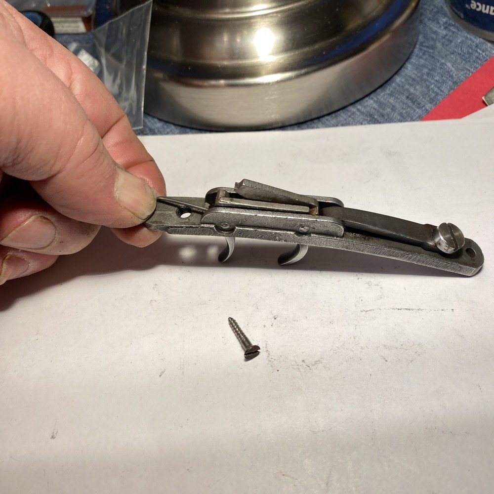 CVA Early Style Double Set Trigger Mountain Rifle Hawken Frontier missing spring