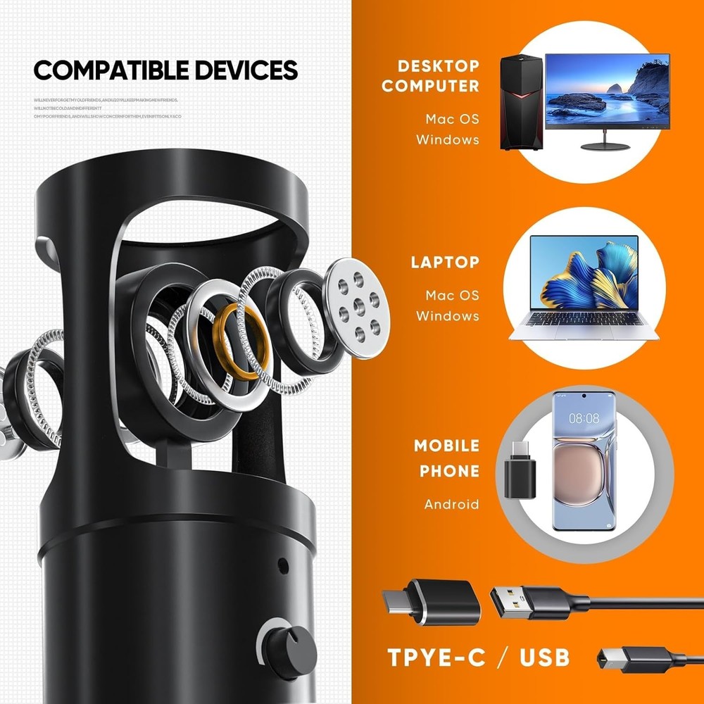 Microphone Stand with Isolation Shield and Pop Filter for Recording