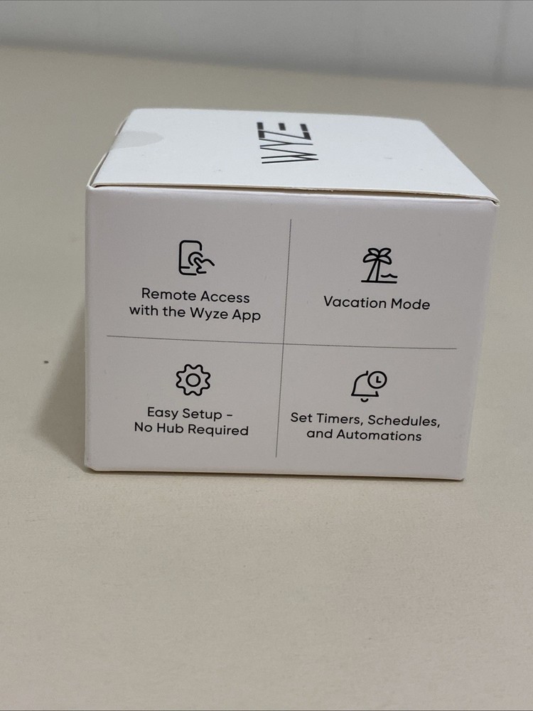 WYZE WLPP1CFH-1 Smart Plug - White Sealed