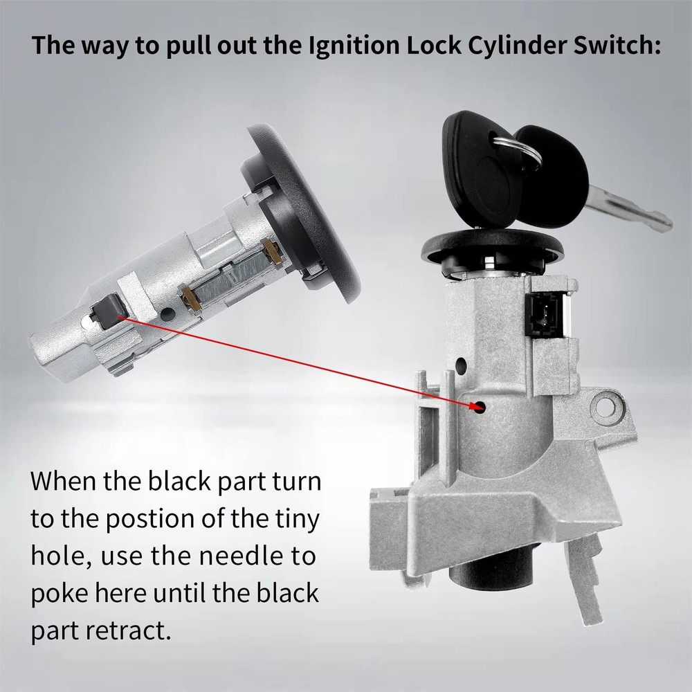 Ignition Assembly | Lock Cylinder Switch & Cylinder Housing & Starter Switch ...
