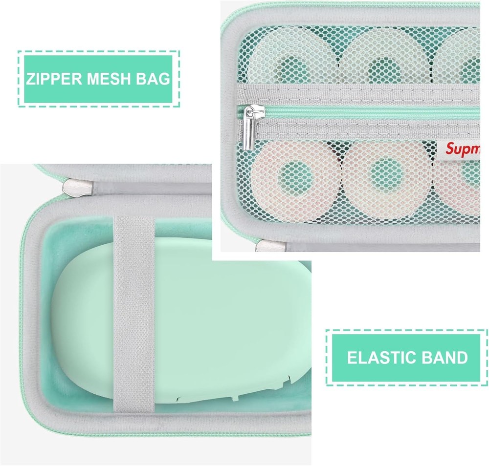 Hard Carrying Case for SUPVAN E10 Bluetooth Label Maker Machine, Green1
