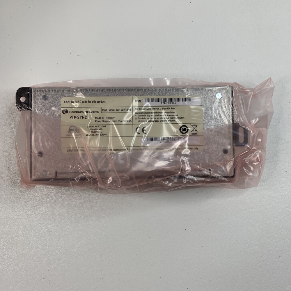 Cambium Networks WB3665HH PTP-SYNC Unit Complete Packed Unit Synchronization