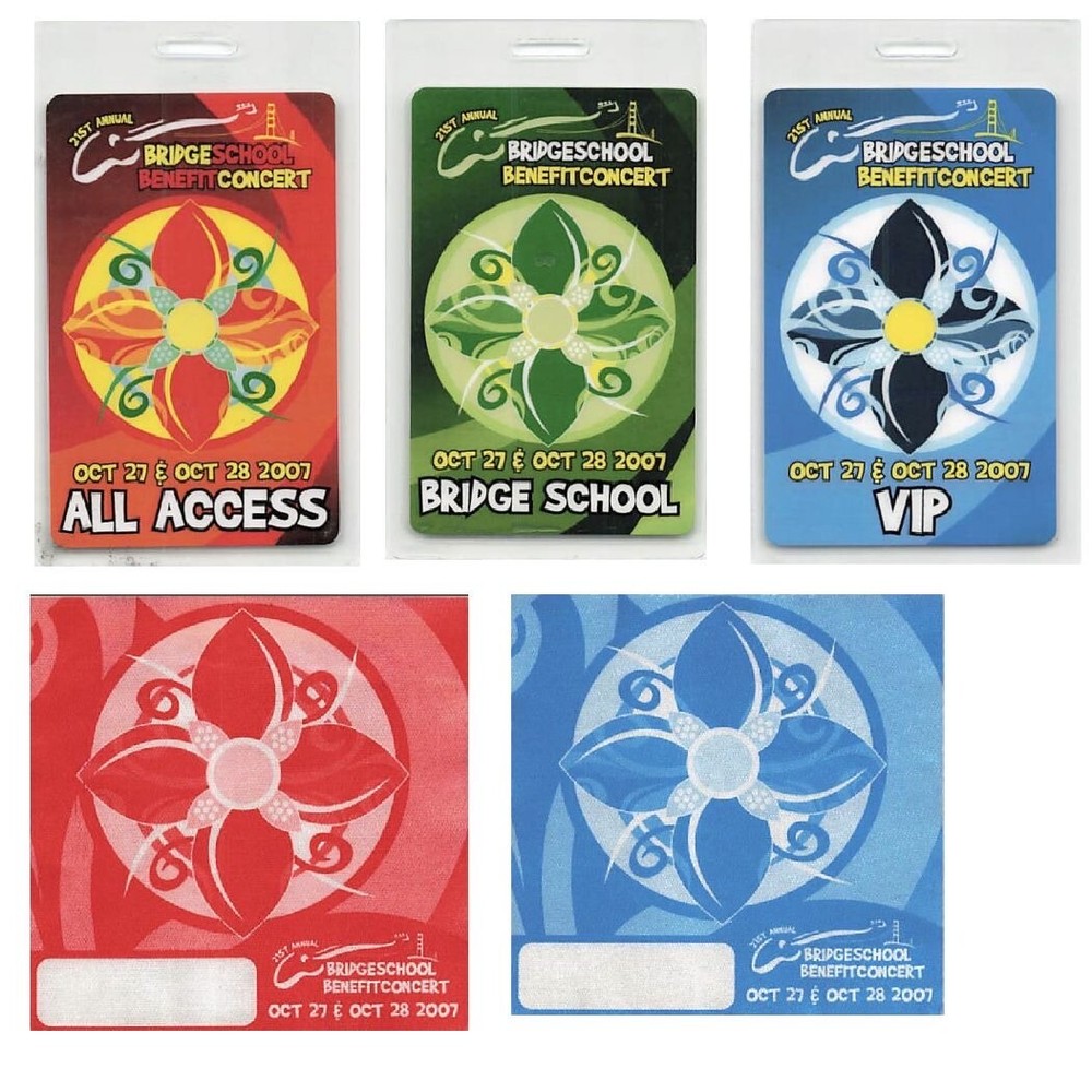 21st Annual Bridge School Benefit Backstage Pass  2007 Bundle 1