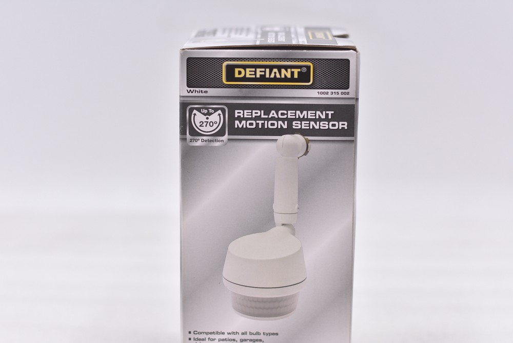 Defiant 270-Degrees Replacement Motion Sensor for LED, CFL & Incandescent, White
