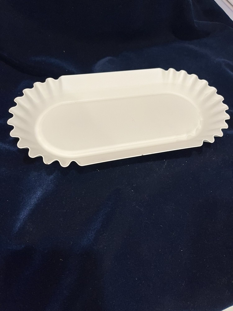 Good Thing Frank Tray Designed By Christopher Specce Trinket Catch All - White