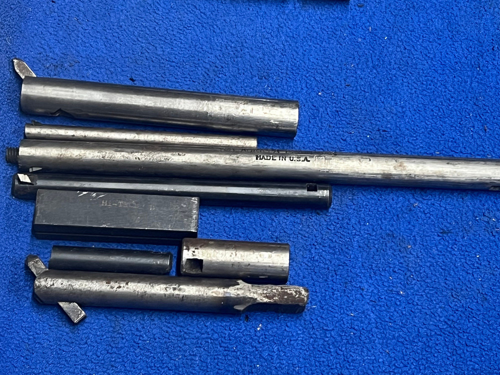 7 Assorted Boring Bars that Hold Tool Bits           0-762