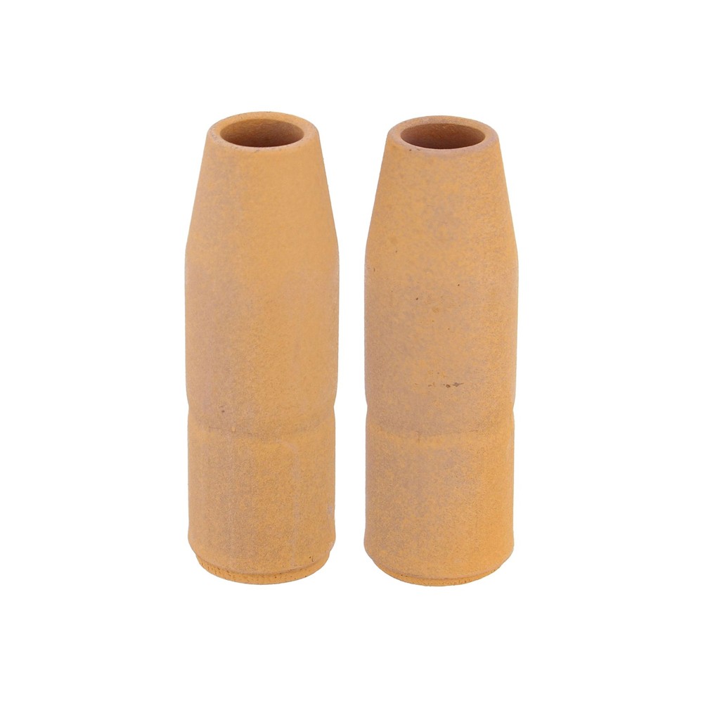 Walter Welding Nozzle 2pc Set - 1/2in Diameter Pre-Coated Ceramic E-Weld Nozzles
