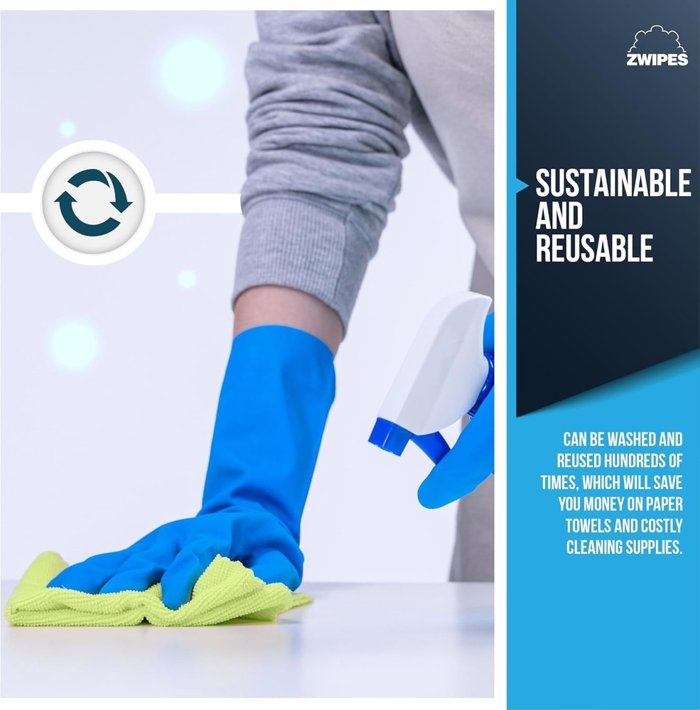 Super Soft Microfiber Cleaning Cloths 36-Pack