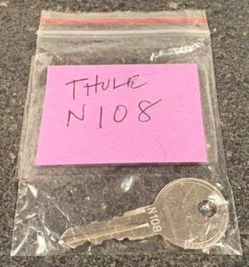 Thule original Replacement Key code N108