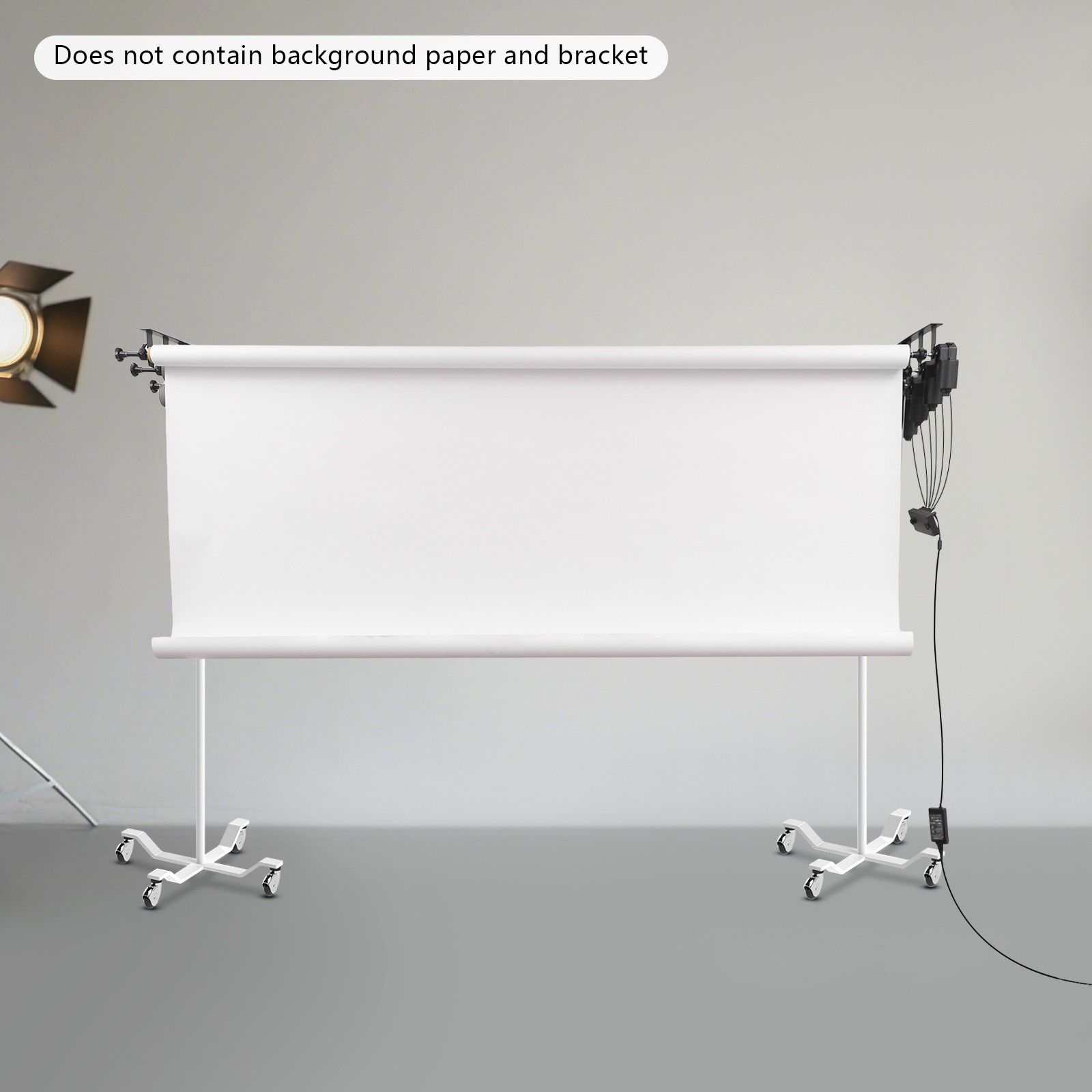 Motorized 6-Roller Backdrop Support System Wall Mount Photo Video w/ Remote