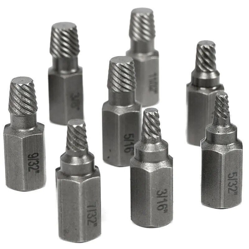 25Pcs Screw Extractor Set Hex Head Multi-Spline Easy Out Bolt Extractor Set