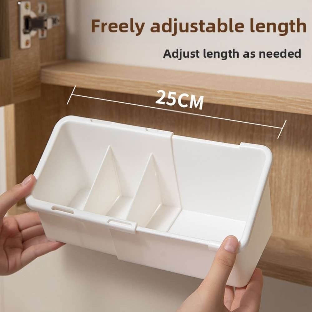Flexible Adjustable Storage Box for Desk Organization and Home Essentials