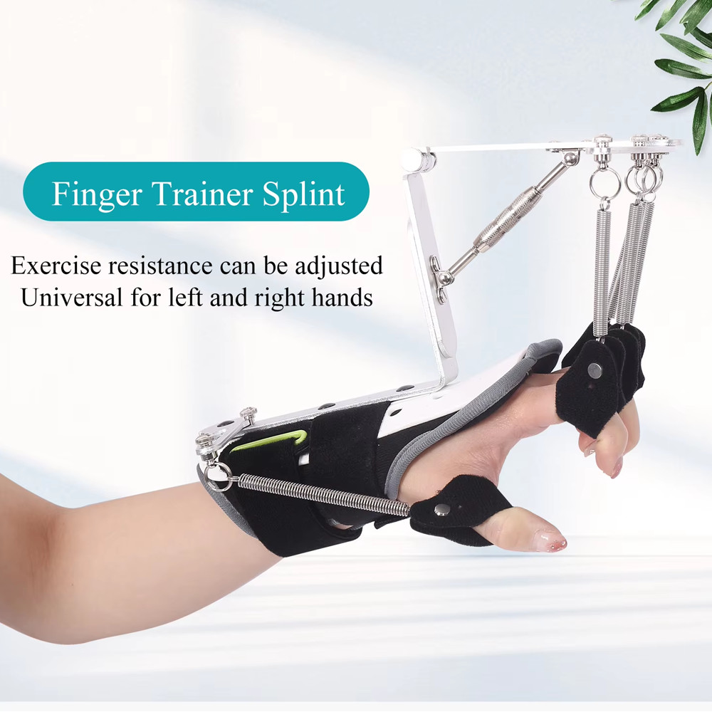 Universal Hand Finger Wrist Exercise Device - Adjustable L-R Therapy Exerciser