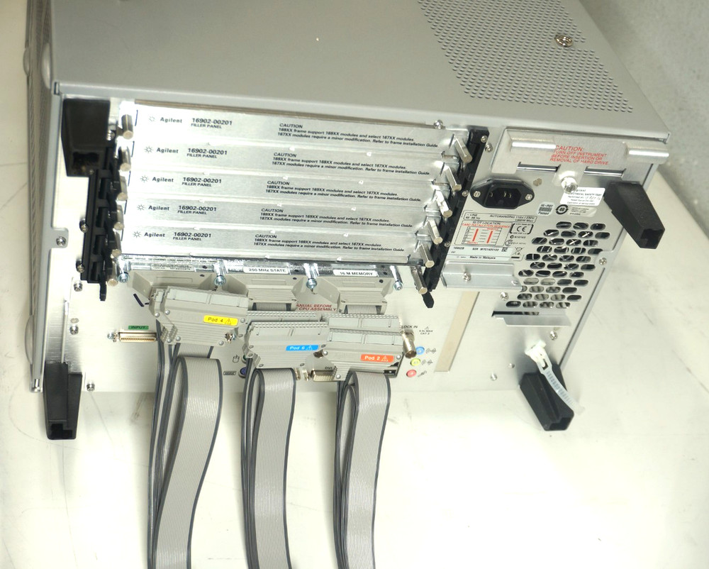 Agilent - 16902B - Logic Analysis System w/6 POD Cables and case for documents