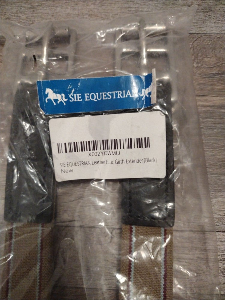 SIE Equestrian Leather Girth Extender Black New