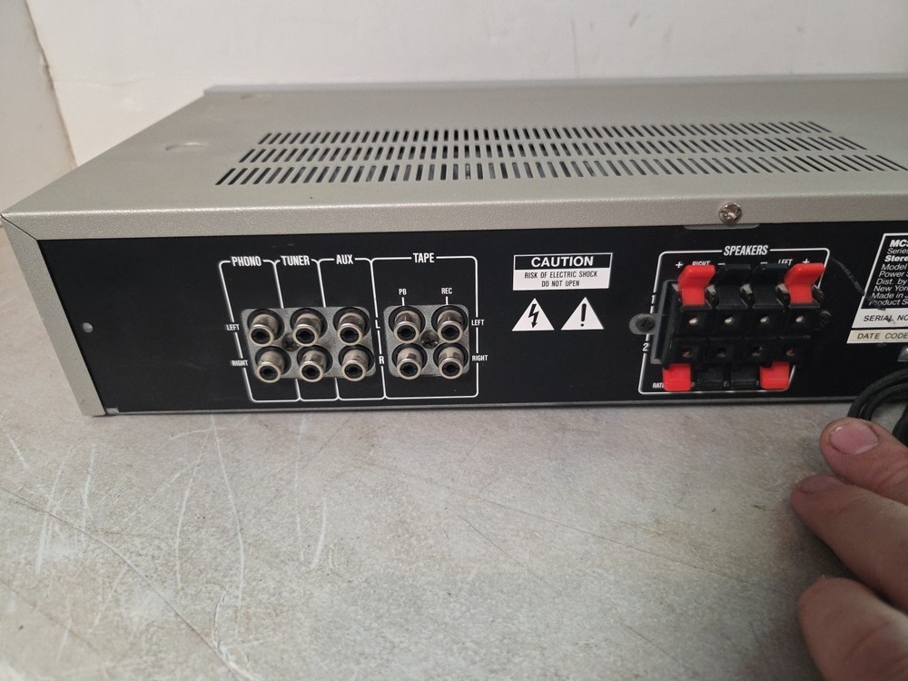 MCS Modular Compenet Systems Series 2245 Stereo Amplifier w/ Equalizer 683-2245A