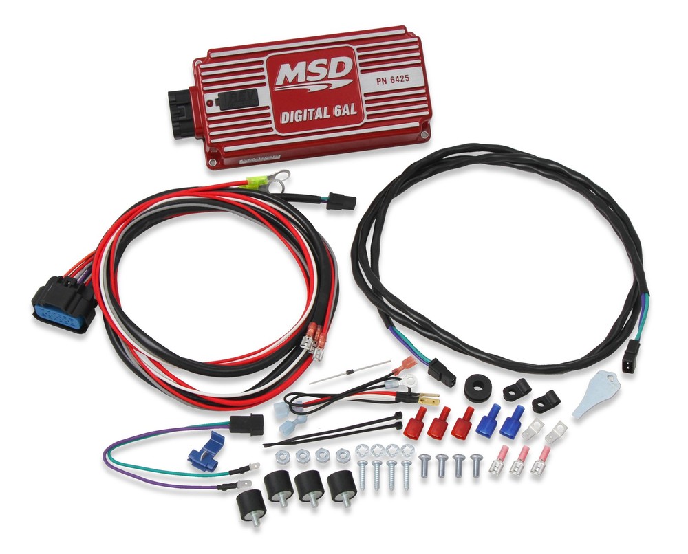MSD 6425 Digital 6AL Ignition Control w/ Rev Control - Red