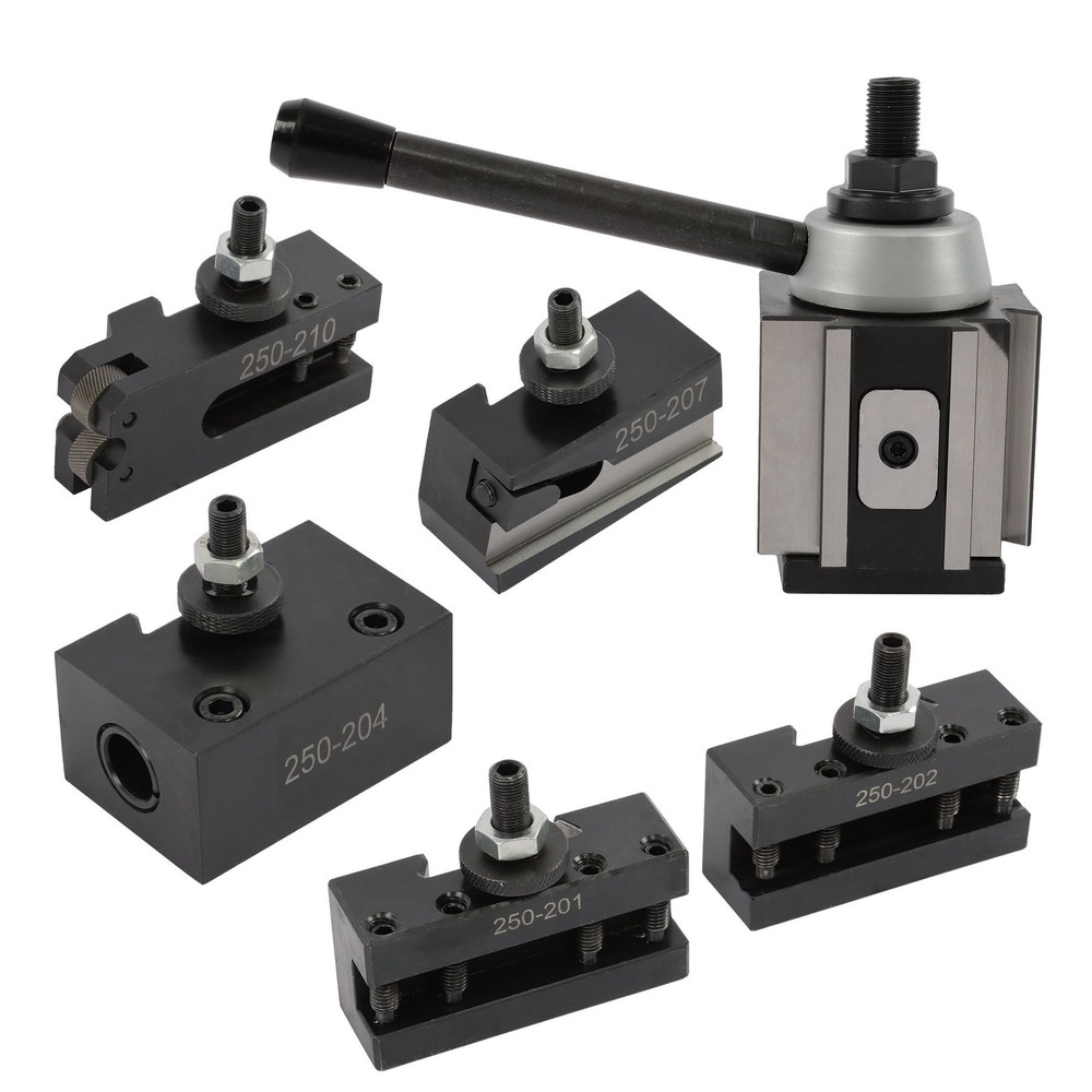 BXA Tool Post Set 250-200 Complete Quick Change System for Lathes