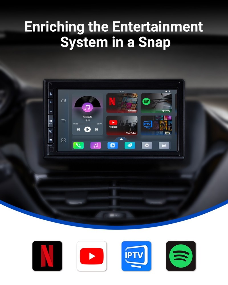Ottocast Play2Video Pro Wireless CarPlay/Android Auto 3-in-1 Multimedia Adapter