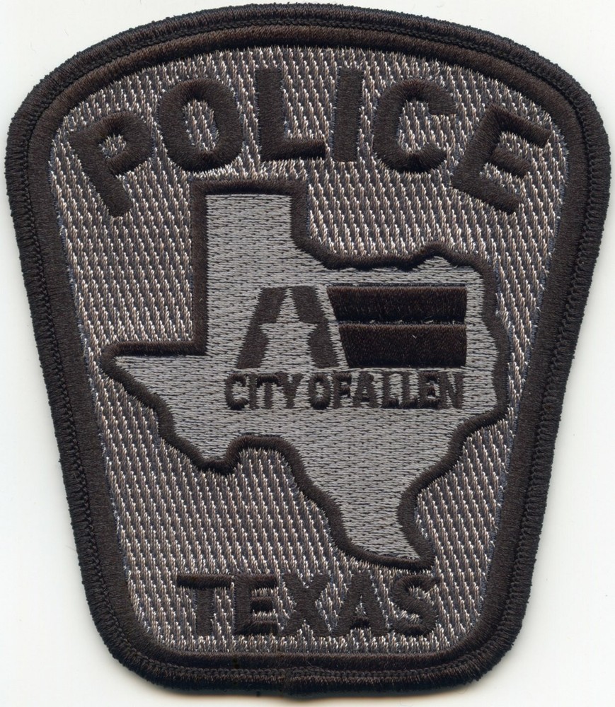 ALLEN TEXAS TX subdued POLICE PATCH