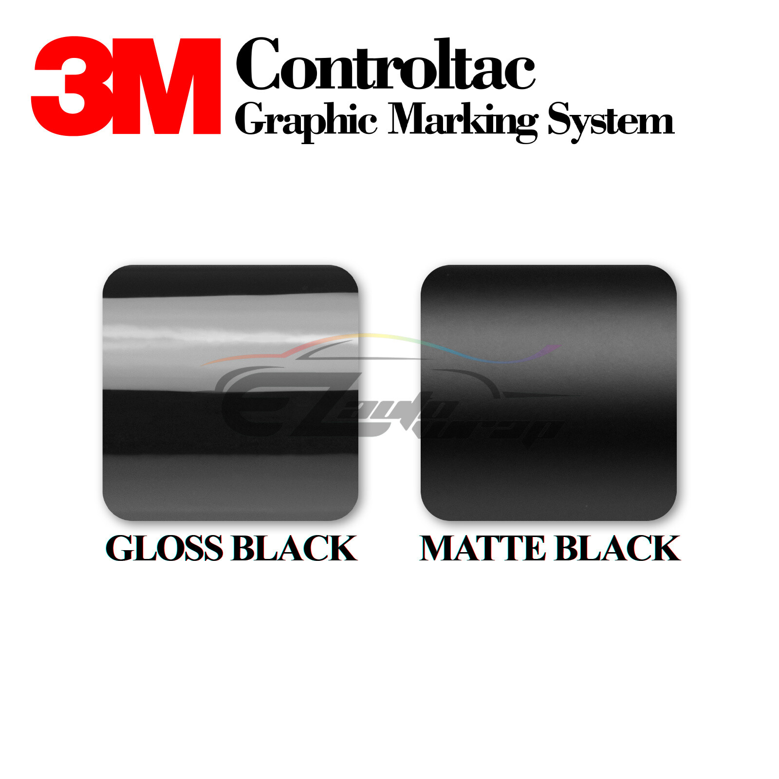*Genuine 3M Matte Black Vinyl Wrap Car Sticker Film Decal Bubble Free