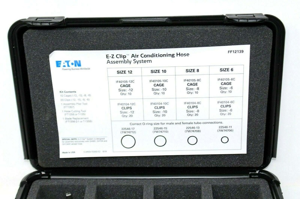 Aeroquip EZ Clip Basic Tool Kit FF12139 79R8915