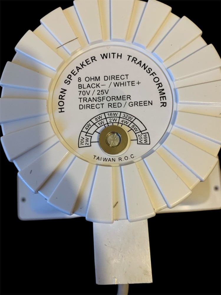 Horn Speaker With Transformer