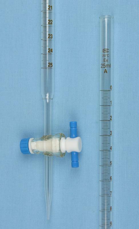 25 mL BURET with PTFE STOPCOCK  CLASS "A"
