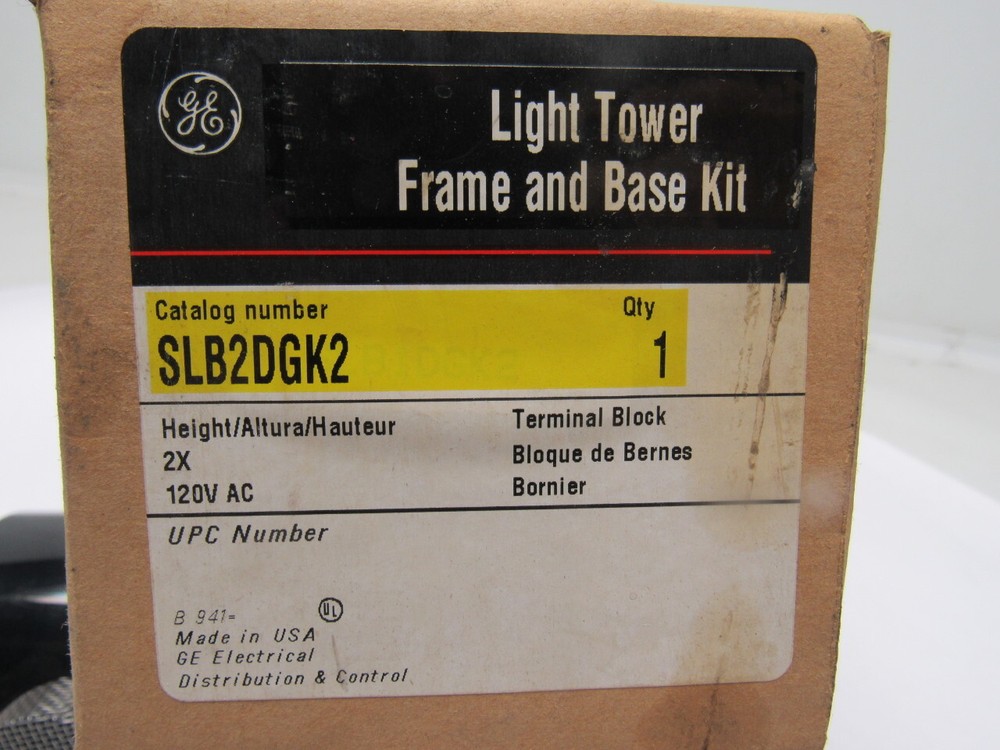 GE General Electric SLB2DGK2 Light Tower Frame & Base Kit New