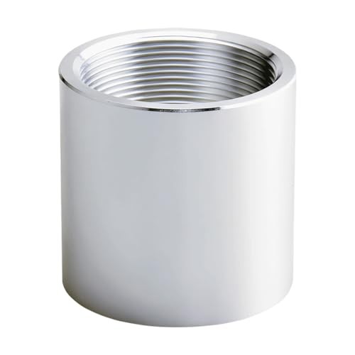 1-1/2" NPT Threaded Full Coupling, Aluminum 6061-T Schedule 40 Pipe Fitting,