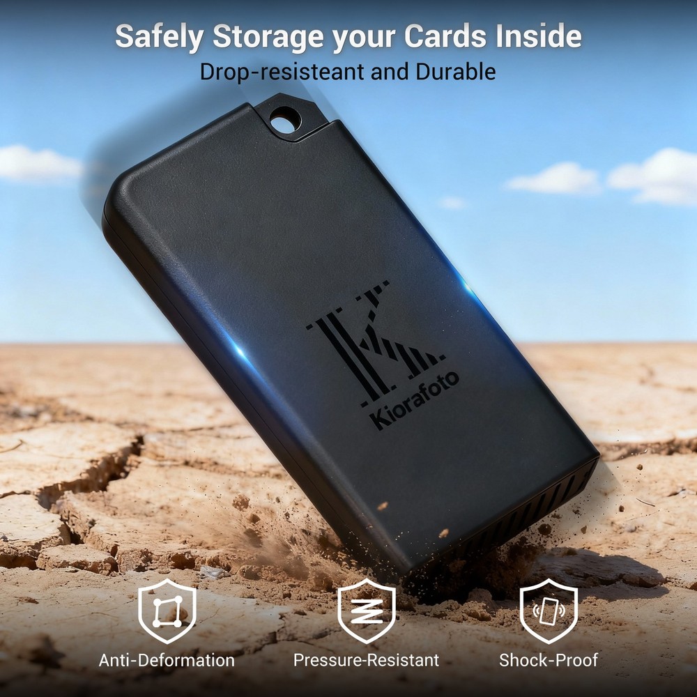 8 Slots Memory Card Cases Storage Box for Micro SD Card MSD TF Shock Resistant