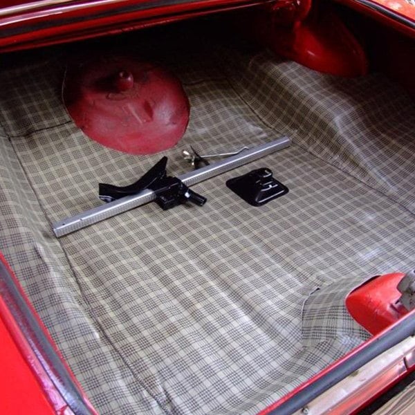 Standard Replacement Molded Black Cargo Area Carpet w/o Mass Backing