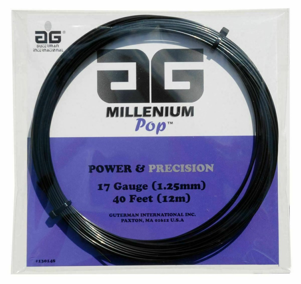 AG Millenium Pop Tennis String Set-17-Black